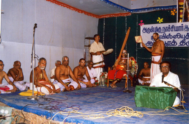 His Hoilness Sri Varada Yathiraja Jeear Swamigal introduces D.A.Joseph