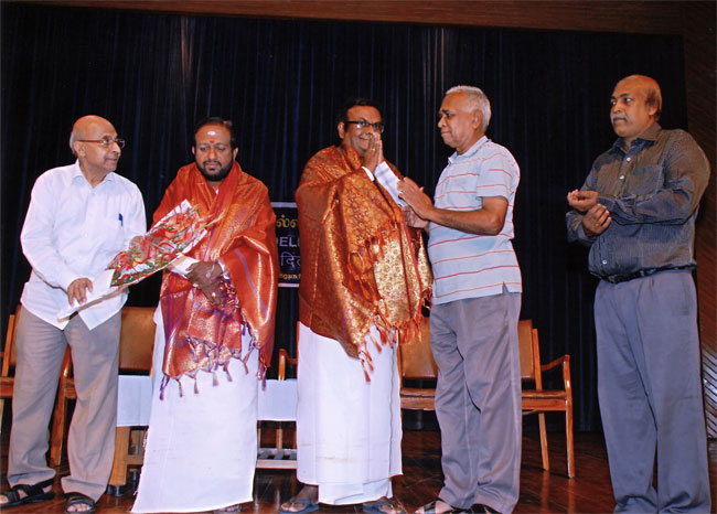 D.A.Joseph honoured by Delhi Tamil Sangam