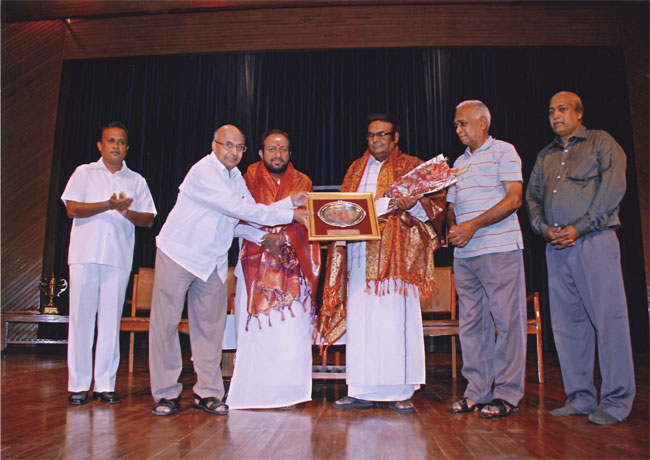 D.A.Joseph honoured by Delhi Tamil Sangam (2009).