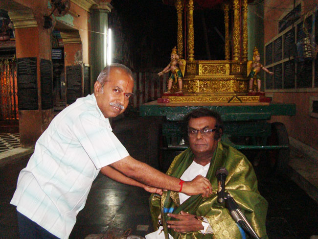 P.G.R. Srinivasan honours D.A.J