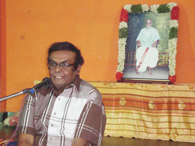 Talk at Srirangam (DAJ's Guru's Centenary)